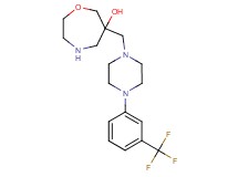6-({4-[3-(trifluoromethyl)phenyl]-1-piperazinyl}methyl)-1,4-oxazepan-6-ol dihydrochloride