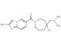 4-[(dimethylamino)methyl]-1-[(2-methylimidazo[1,2-a]pyridin-6-yl)carbonyl]azepan-4-ol