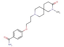 4-[3-(2-methyl-3-oxo-2,9-diazaspiro[5.5]undec-9-yl)propoxy]benzamide