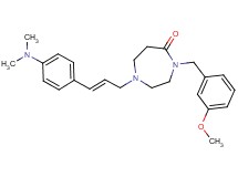 1-{(2E)-3-[4-(dimethylamino)phenyl]-2-propen-1-yl}-4-(3-methoxybenzyl)-1,4-diazepan-5-one