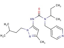 N-(sec-butyl)-N'-[3-methyl-1-(3-methylbutyl)-1H-pyrazol-5-yl]-N-(pyridin-4-ylmethyl)urea