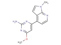 4-methoxy-6-(1-methyl-1H-pyrrolo[2,3-b]pyridin-4-yl)pyrimidin-2-amine