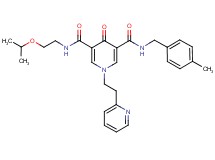 N-(2-isopropoxyethyl)-N'-(4-methylbenzyl)-4-oxo-1-[2-(2-pyridinyl)ethyl]-1,4-dihydro-3,5-pyridinedicarboxamide