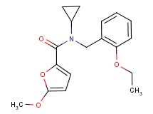 N-cyclopropyl-N-(2-ethoxybenzyl)-5-methoxy-2-furamide