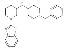 1-(1,3-benzothiazol-2-yl)-N-[1-(2-pyridinylmethyl)-4-piperidinyl]-3-piperidinamine