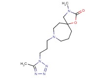 3-methyl-8-[3-(5-methyl-1H-tetrazol-1-yl)propyl]-1-oxa-3,8-diazaspiro[4.6]undecan-2-one