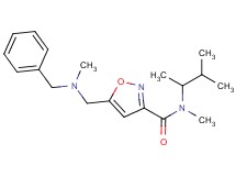 5-{[benzyl(methyl)amino]methyl}-N-(1,2-dimethylpropyl)-N-methylisoxazole-3-carboxamide