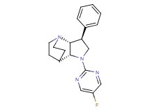 (2R*,3S*,6R*)-5-(5-fluoro-2-pyrimidinyl)-3-phenyl-1,5-diazatricyclo[5.2.2.0~2,6~]undecane