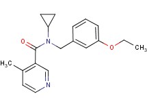 N-cyclopropyl-N-(3-ethoxybenzyl)-4-methylnicotinamide