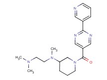 N,N,N'-trimethyl-N'-(1-{[2-(3-pyridinyl)-5-pyrimidinyl]carbonyl}-3-piperidinyl)-1,2-ethanediamine