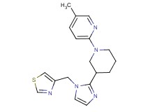 5-methyl-2-{3-[1-(1,3-thiazol-4-ylmethyl)-1H-imidazol-2-yl]piperidin-1-yl}pyridine