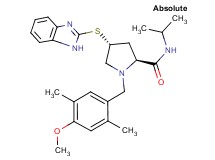 (4R)-4-(1H-benzimidazol-2-ylthio)-N-isopropyl-1-(4-methoxy-2,5-dimethylbenzyl)-L-prolinamide