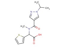 [[(1-isopropyl-1H-pyrazol-4-yl)carbonyl](methyl)amino](2-thienyl)acetic acid