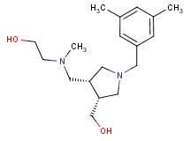 2-[{[(3R*,4R*)-1-(3,5-dimethylbenzyl)-4-(hydroxymethyl)pyrrolidin-3-yl]methyl}(methyl)amino]ethanol