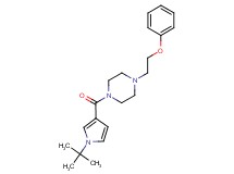 1-[(1-tert-butyl-1H-pyrrol-3-yl)carbonyl]-4-(2-phenoxyethyl)piperazine
