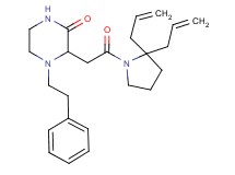 3-[2-(2,2-diallyl-1-pyrrolidinyl)-2-oxoethyl]-4-(2-phenylethyl)-2-piperazinone
