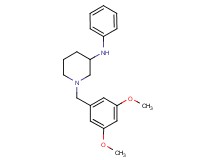 1-(3,5-dimethoxybenzyl)-N-phenyl-3-piperidinamine