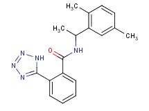 N-[1-(2,5-dimethylphenyl)ethyl]-2-(1H-tetrazol-5-yl)benzamide