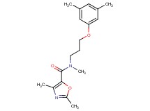 N-[3-(3,5-dimethylphenoxy)propyl]-N,2,4-trimethyl-1,3-oxazole-5-carboxamide