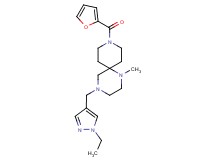 4-[(1-ethyl-1H-pyrazol-4-yl)methyl]-9-(2-furoyl)-1-methyl-1,4,9-triazaspiro[5.5]undecane