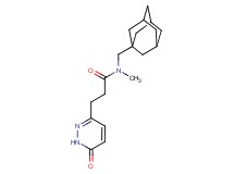 N-(1-adamantylmethyl)-N-methyl-3-(6-oxo-1,6-dihydropyridazin-3-yl)propanamide