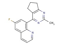 6-fluoro-8-(2-methyl-6,7-dihydro-5H-cyclopenta[d]pyrimidin-4-yl)quinoline