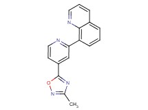 8-[4-(3-methyl-1,2,4-oxadiazol-5-yl)pyridin-2-yl]quinoline