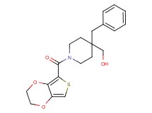 [4-benzyl-1-(2,3-dihydrothieno[3,4-b][1,4]dioxin-5-ylcarbonyl)piperidin-4-yl]methanol