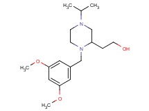2-[1-(3,5-dimethoxybenzyl)-4-isopropyl-2-piperazinyl]ethanol