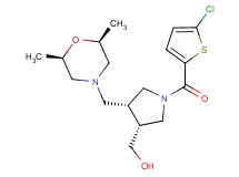 ((3R*,4R*)-1-[(5-chloro-2-thienyl)carbonyl]-4-{[(2R*,6S*)-2,6-dimethylmorpholin-4-yl]methyl}pyrrolidin-3-yl)methanol