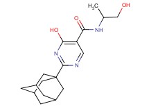2-(1-adamantyl)-4-hydroxy-N-(2-hydroxy-1-methylethyl)pyrimidine-5-carboxamide
