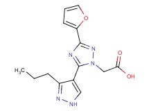 [3-(2-furyl)-5-(3-propyl-1H-pyrazol-4-yl)-1H-1,2,4-triazol-1-yl]acetic acid