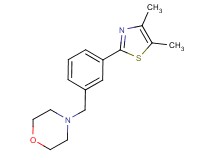 4-[3-(4,5-dimethyl-1,3-thiazol-2-yl)benzyl]morpholine