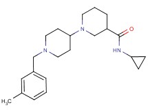 N-cyclopropyl-1'-(3-methylbenzyl)-1,4'-bipiperidine-3-carboxamide