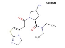 (2S,4R)-4-amino-1-(5,6-dihydroimidazo[2,1-b][1,3]thiazol-3-ylacetyl)-N,N-diethylpyrrolidine-2-carboxamide