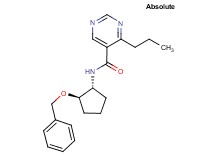 N-[(1R,2R)-2-(benzyloxy)cyclopentyl]-4-propylpyrimidine-5-carboxamide