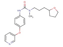 N-methyl-N'-[4-(pyridin-3-yloxy)phenyl]-N-[3-(tetrahydrofuran-2-yl)propyl]urea