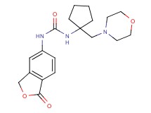 N-[1-(morpholin-4-ylmethyl)cyclopentyl]-N'-(1-oxo-1,3-dihydro-2-benzofuran-5-yl)urea