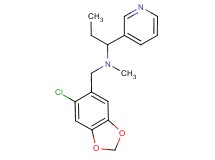 N-[(6-chloro-1,3-benzodioxol-5-yl)methyl]-N-methyl-1-pyridin-3-ylpropan-1-amine