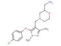 [(4-{[5-(4-chlorophenoxy)-1,3-dimethyl-1H-pyrazol-4-yl]methyl}-2-morpholinyl)methyl]amine dihydrochloride