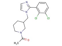 1-acetyl-3-{[2-(2,3-dichlorophenyl)-1H-imidazol-1-yl]methyl}piperidine