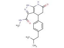 4-(4-isobutylphenyl)-N-methyl-6-oxo-4,5,6,7-tetrahydro-1H-pyrazolo[3,4-b]pyridine-3-carboxamide