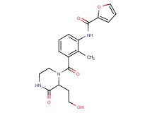 N-(3-{[2-(2-hydroxyethyl)-3-oxo-1-piperazinyl]carbonyl}-2-methylphenyl)-2-furamide