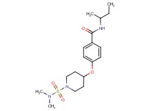 N-(sec-butyl)-4-({1-[(dimethylamino)sulfonyl]piperidin-4-yl}oxy)benzamide