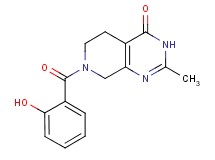 7-(2-hydroxybenzoyl)-2-methyl-5,6,7,8-tetrahydropyrido[3,4-d]pyrimidin-4(3H)-one