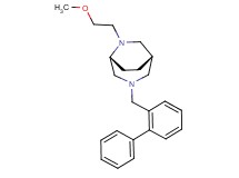 (1S*,5R*)-3-(biphenyl-2-ylmethyl)-6-(2-methoxyethyl)-3,6-diazabicyclo[3.2.2]nonane