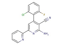 6-amino-4-(2-chloro-6-fluorophenyl)-2,2'-bipyridine-5-carbonitrile