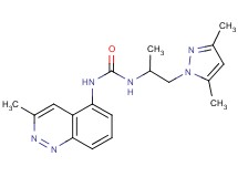 N-[2-(3,5-dimethyl-1H-pyrazol-1-yl)-1-methylethyl]-N'-(3-methylcinnolin-5-yl)urea