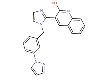 3-{1-[3-(1H-pyrazol-1-yl)benzyl]-1H-imidazol-2-yl}-2-quinolinol