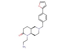 rel-(4aS,8aR)-1-(2-aminoethyl)-6-[4-(2-furyl)benzyl]octahydro-1,6-naphthyridin-2(1H)-one dihydrochloride
